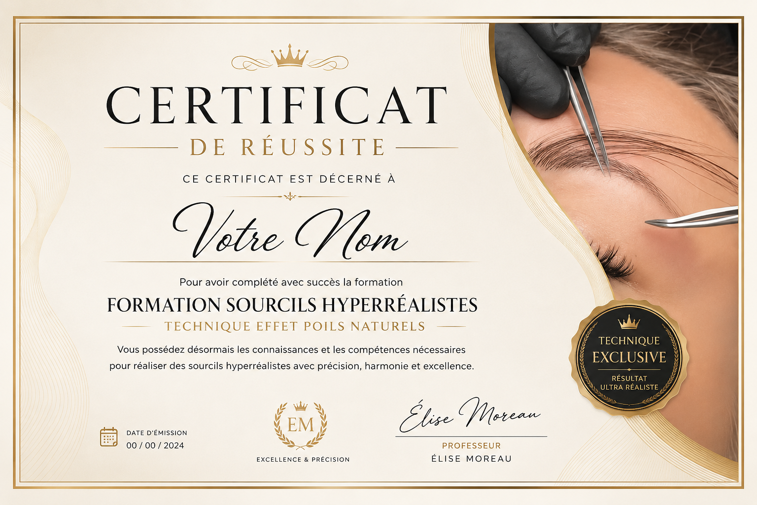 Certificat de formation