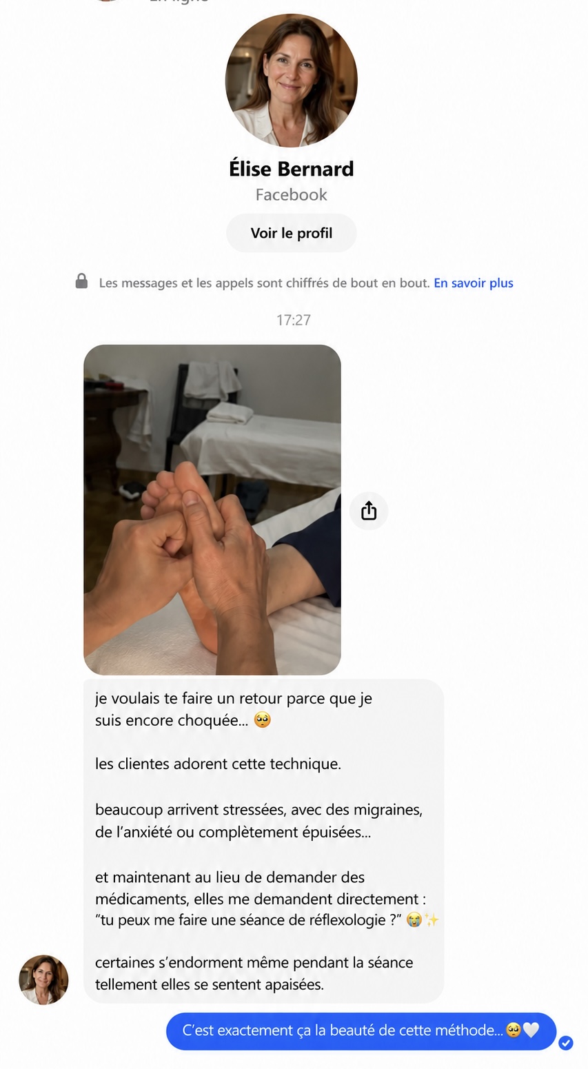 Feedback élève réflexologie