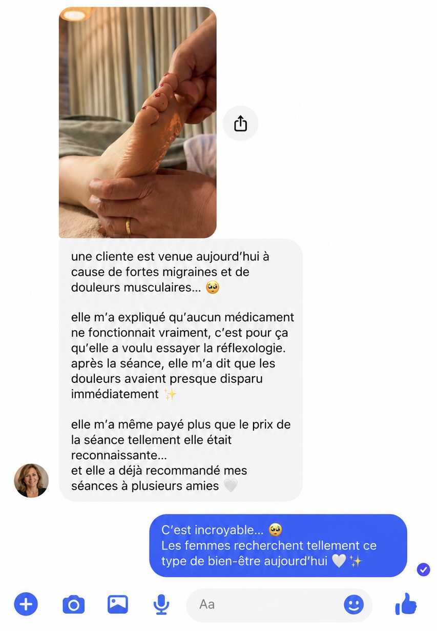 Feedback élève réflexologie