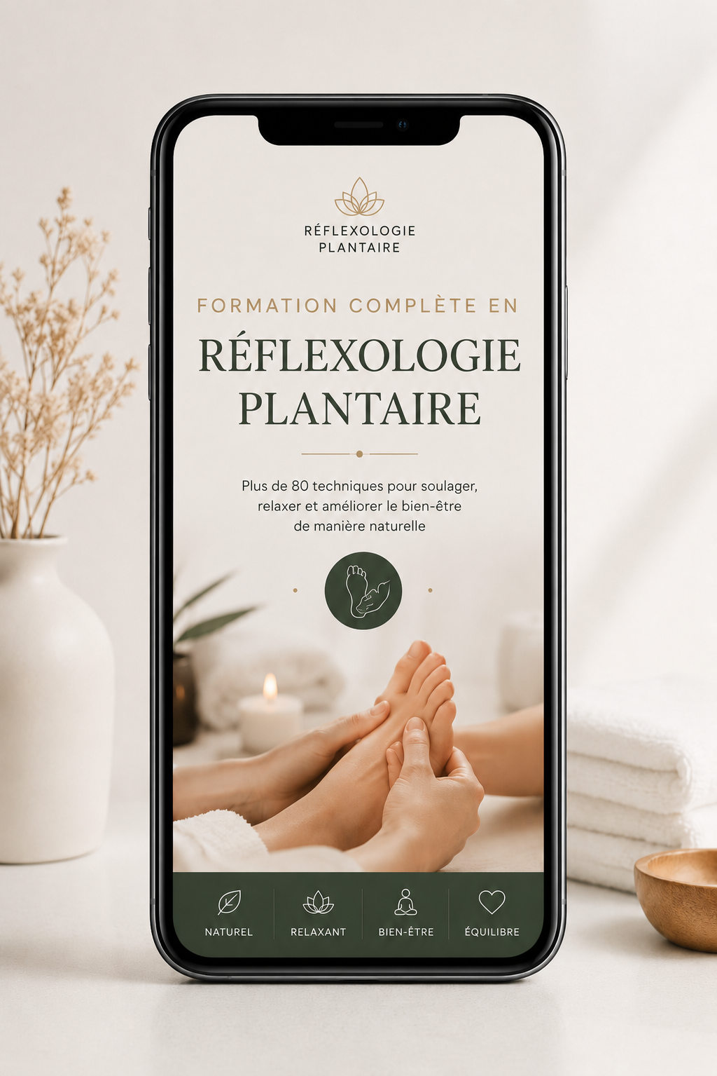 Formation Réflexologie Plantaire