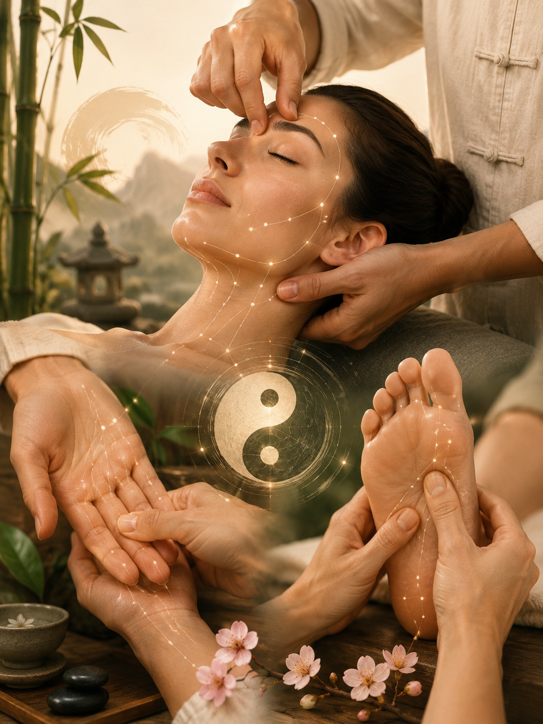Symbole Yin Yang et médecine chinoise