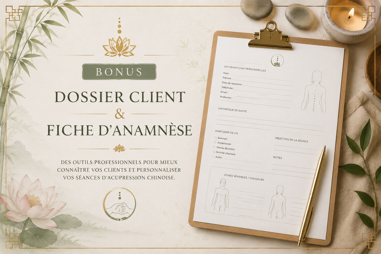 Fiche d'Anamnèse Professionnelle